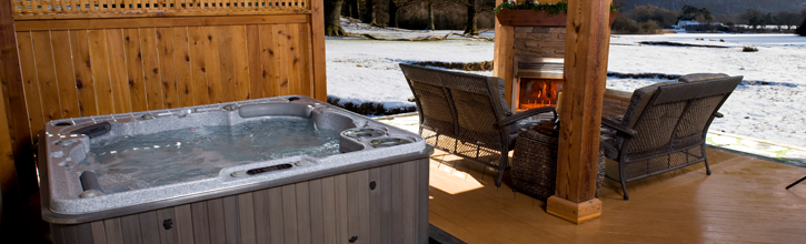 Outdoor Hydropool hot tub